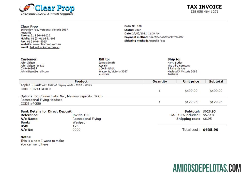 Empresa de suprimentos para pilotos e aeronaves com desconto claro na Austrália modelo